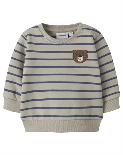 Name It - NBMDaddel Sweatshirt - Chateau Gray 
